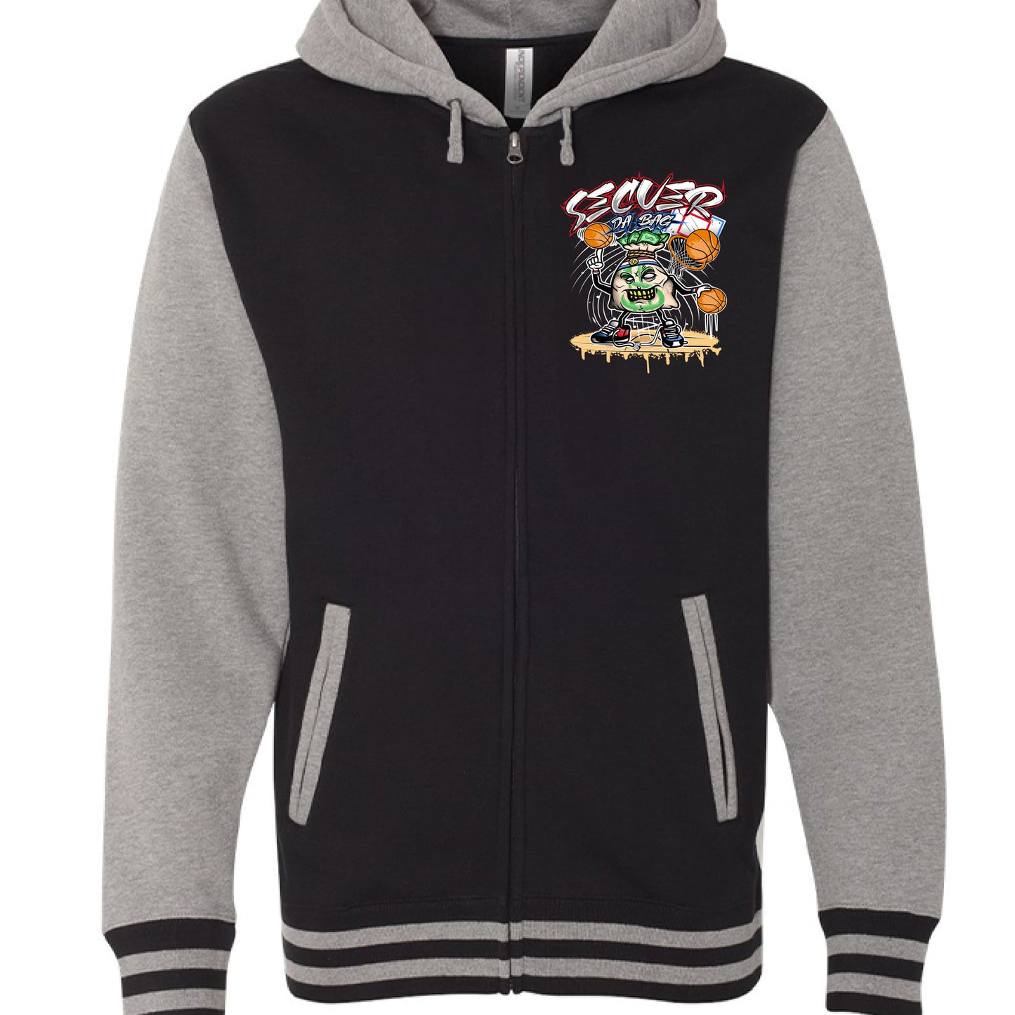 Black/ Gunmetal Heather - FRONT